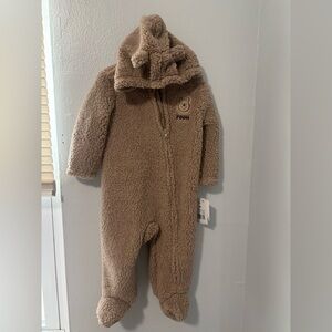 Winnie the Pooh zip up one piece